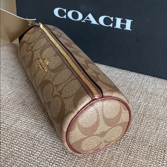 COACH Gift Set Cosmetic bag + ID Mirror Wallet - Picture 6 of 8